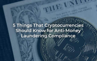 Cryptocurrencies & Anti-Money Laundering Compliance